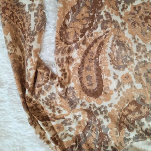 Charter Club Cashmere Paisley Sweater - Picture 4 of 8